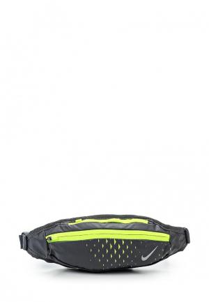 Пояс для бега Nike NI464DURRA54. Цвет: серый