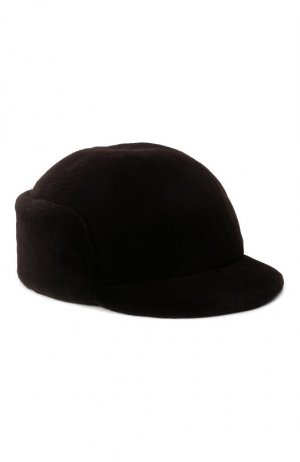 Норковая кепка Kussenkovv. Цвет: коричневый