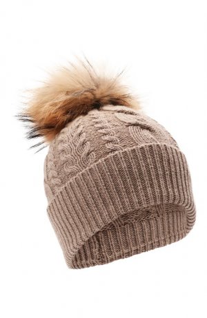 Кашемировая шапка Inverni. Цвет: коричневый