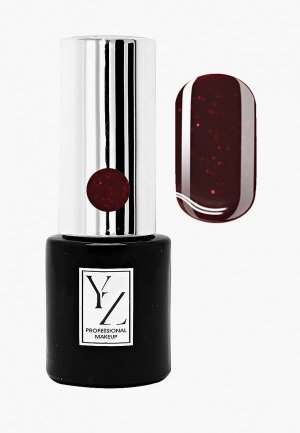 Гель-лак для ногтей Yllozure Цветной UV и LED лак Без топ-покрытия, тон 49 искристое вино, 11,5 мл. Цвет: бордовый