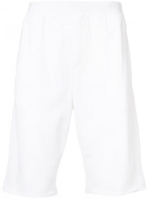Базовые шорты Atm Anthony Thomas Melillo. Цвет: белый