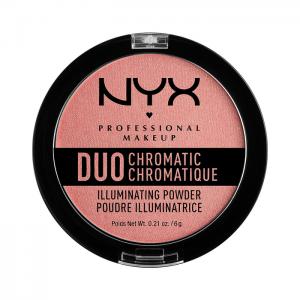 Хайлайтер Duo Chromatic Illuminating Powder 03 (Цвет DCIP03 Crushed Bloom variant_hex_name D6968A) NYX Professional Makeup. Цвет: dcip03 crushed bloom