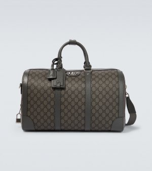 Дорожная сумка Ophidia из холщовой ткани среднего размера , серый Gucci