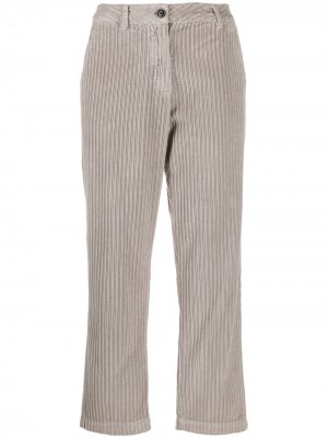 Вельветовые брюки прямого кроя Woolrich. Цвет: серый