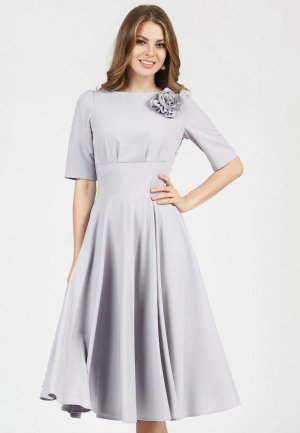 Платье Olivegrey SANTA. Цвет: серый
