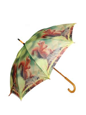 Зонт-трость Mitya Veselkov. Цвет: зеленый