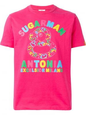 Футболка с принтом Sugarman Excelsior X Expo. Цвет: розовый и фиолетовый