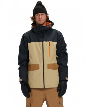Сноубордическая куртка BILLABONG Outsider. Цвет: crystal blk frm-grey