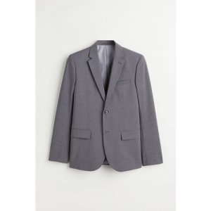 Пиджак , размер 50, серый H&M. Цвет: серый
