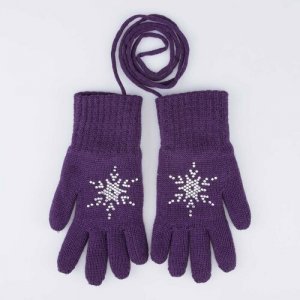 Перчатки , размер 2-3 года, фиолетовый КОТОФЕЙ. Цвет: фиолетовый