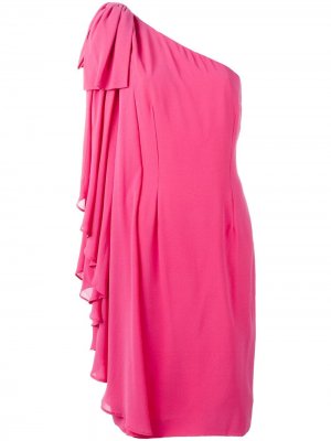 Платье на одно плечо Jean Louis Scherrer Pre-Owned. Цвет: розовый