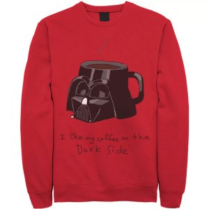 Мужская кружка «Звездные войны Дарт Вейдер» Толстовка «I Like My Coffee On Dark Side», красный Licensed Character