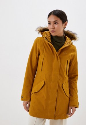 Парка Jack Wolfskin WILDWOOD PARKA W. Цвет: желтый