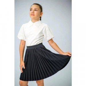 Школьная юбка, размер 160, черный COLABEAR. Цвет: черный
