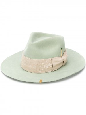Фетровая шляпа Santa Lucia Nick Fouquet. Цвет: зеленый