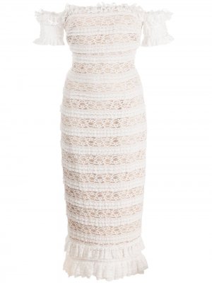 Платье Milaro с кружевом Likely. Цвет: белый