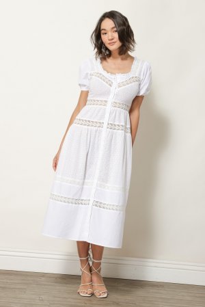 Платье миди Sammi , белый Line & Dot