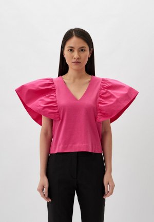 Блуза Karl Lagerfeld. Цвет: розовый