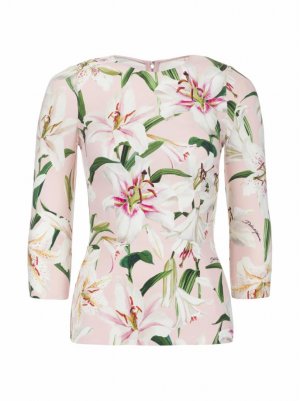 Блузка с цветочным принтом Dolce&Gabbana (D&G)