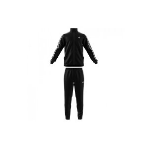 Athletics Logo Knit Casual Tracksuit Мужской спортивный костюм Черный FS4323 Adidas