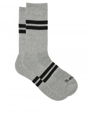 Жаккардовые носки spirit с логотипом , серый Pantherella