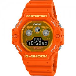 Наручные часы DW-5900TS-4E CASIO. Цвет: оранжевый