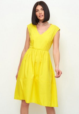 Платье Trends Brands. Цвет: желтый