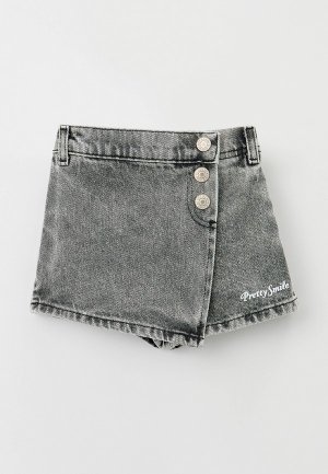 Юбка-шорты Gloria Jeans. Цвет: серый
