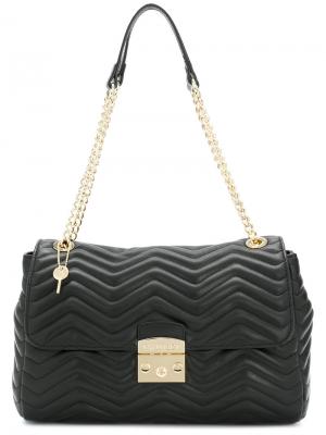 Quilted chain tote Twin-Set. Цвет: чёрный
