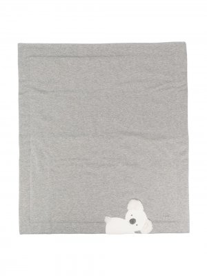 Флисовое одеяло Il Gufo. Цвет: серый