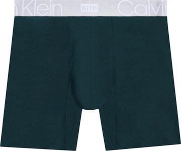Боксеры For Calvin Klein Seasonal Boxer Brief 'Scarab', зеленый Kith