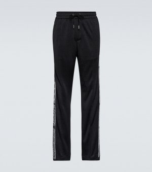 Жаккардовые спортивные брюки Allover , черный Versace