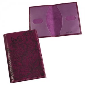 Обложка для паспорта , фиолетовый Befler. Цвет: фиолетовый