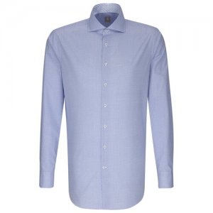 Рубашка , размер 43, белый, голубой JACQUES BRITT. Цвет: белый/голубой