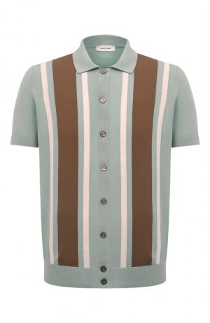 Хлопковая рубашка Gran Sasso. Цвет: зелёный