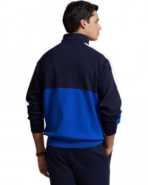 Пуловер Color-Blocked 1/4 Zip Soft Cotton Pullover, цвет Navy Multi Polo Ralph Lauren