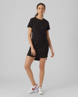 Короткое платье в спортивном стиле , черный Vero Moda