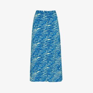 Тканая юбка миди с пуговицами Seafoam , мультиколор Whistles