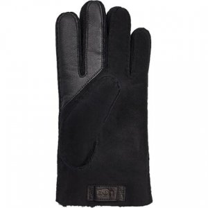 Контрастные технические перчатки из овчины мужские , черный UGG