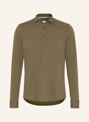Рубашка поло Jersey Level Five Smart Casual Body Fit, оливковый OLYMP