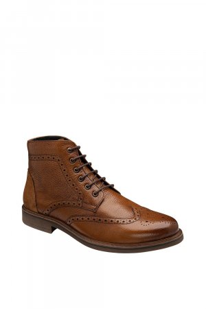 Кожаные ботинки броги 'Magnus' до щиколотки, коричневый Frank Wright