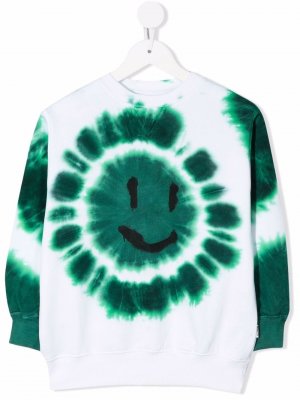 Mattis tie dye-print sweatshirt Molo. Цвет: зеленый