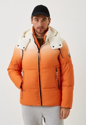 Куртка утепленная Urban Fashion for Men. Цвет: оранжевый