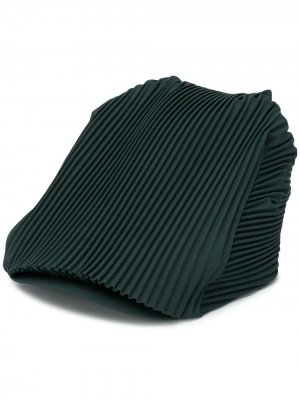 Плиссированная кепка Homme Plissé Issey Miyake. Цвет: зеленый