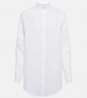 Хлопковая рубашка ALAÏA, белый Alaïa