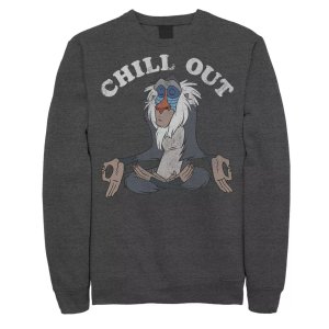 Мужской флисовый пуловер Lion King Rafiki Chill Out Disney