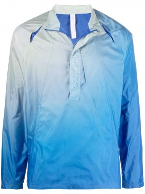 Легкая куртка с эффектом градиента Reebok. Цвет: синий
