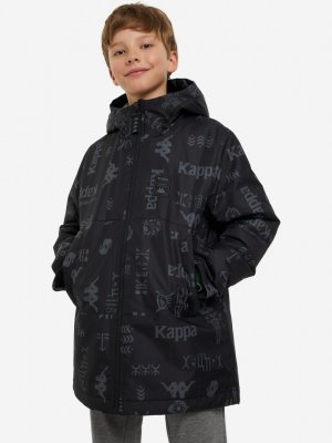 Куртка утепленная для мальчиков , Черный Kappa. Цвет: черный
