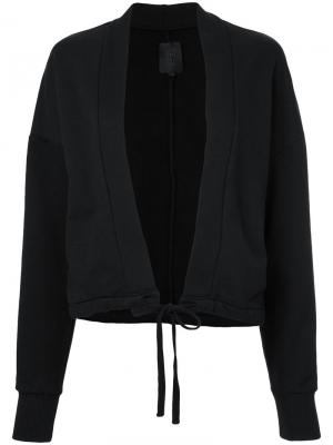 Куртка с завязками на подоле Thom Krom. Цвет: черный