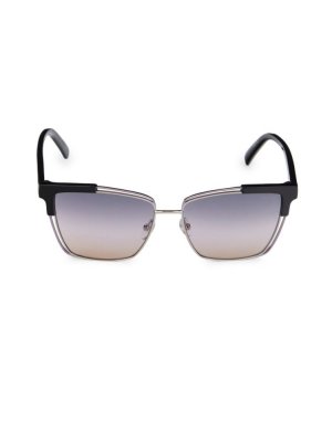 Квадратные солнцезащитные очки 57MM , черный Emilio Pucci